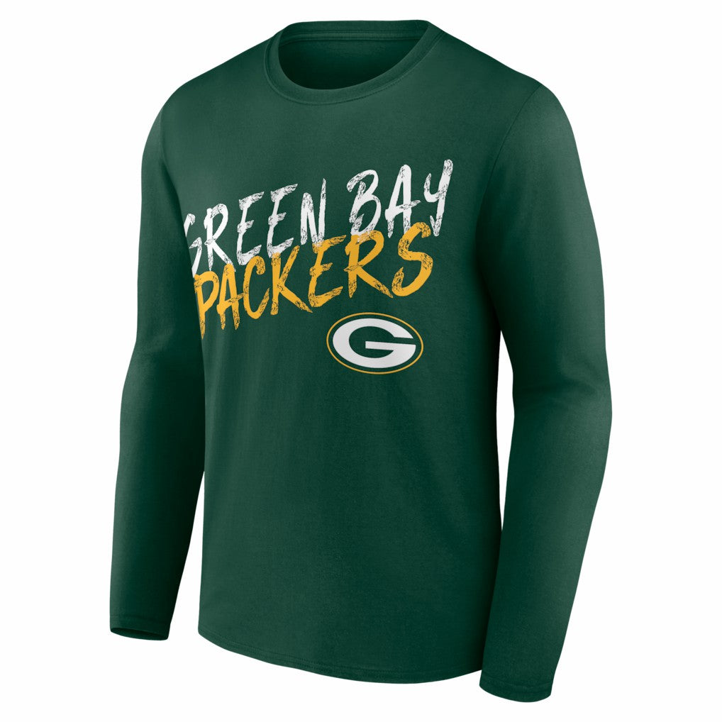 Green Bay Packers Hustle Long Sleeve T-Shirt Green - NFL