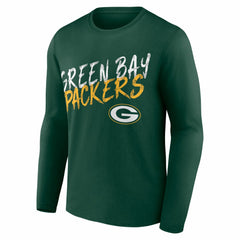 Green Bay Packers Hustle Long Sleeve T-Shirt Green - NFL