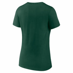Green Bay Packers Women's Hustle V-Neck T-Shirt Green - NFL