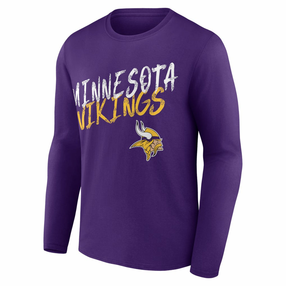 Minnesota Vikings Hustle Long Sleeve T-Shirt Purple - NFL