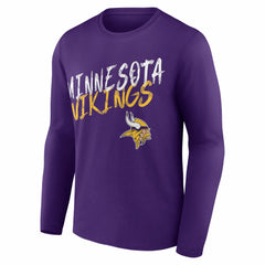 Minnesota Vikings Hustle Long Sleeve T-Shirt Purple - NFL