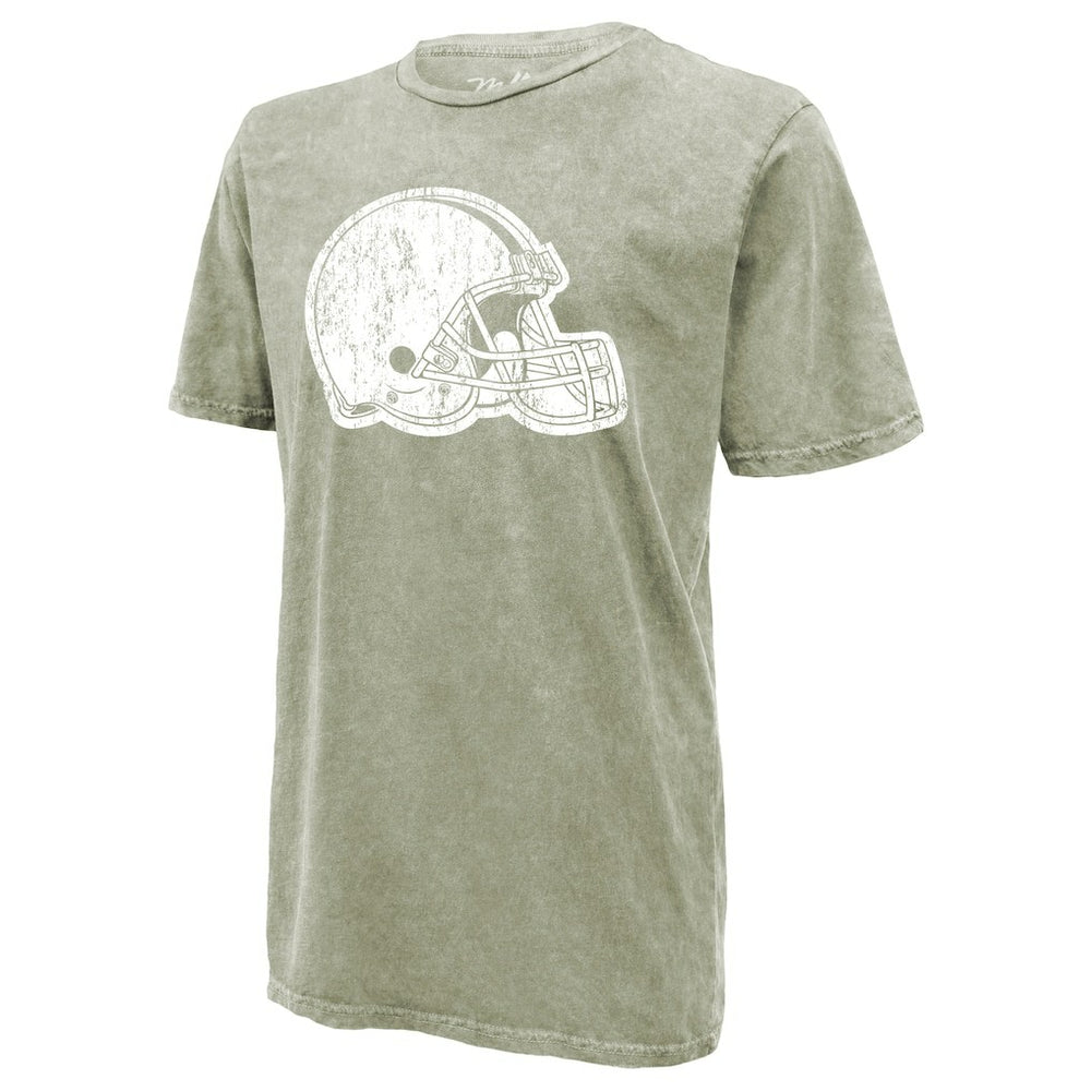 Shedeur Sanders Cleveland Browns Majestic Threads Mineral Wash Name & Number T-Shirt Moss Green - NFL