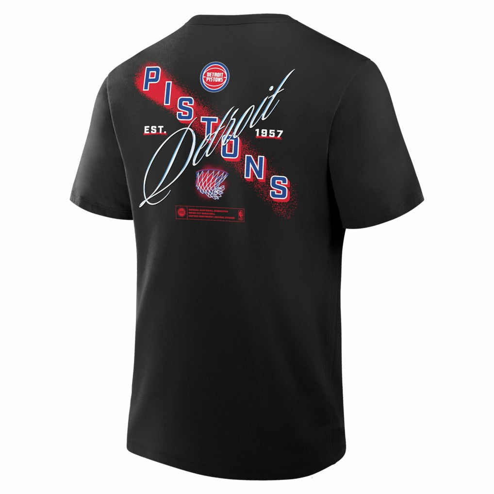 NBA - Detroit Pistons SOS T-Shirt - Black