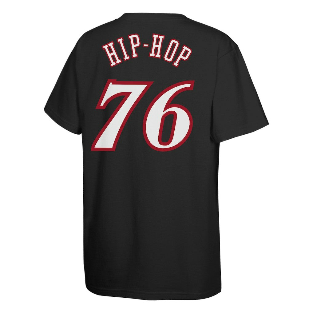 Mitchell & Ness - Philadelphia 76ers Youth Hip Hop T-Shirt - Black