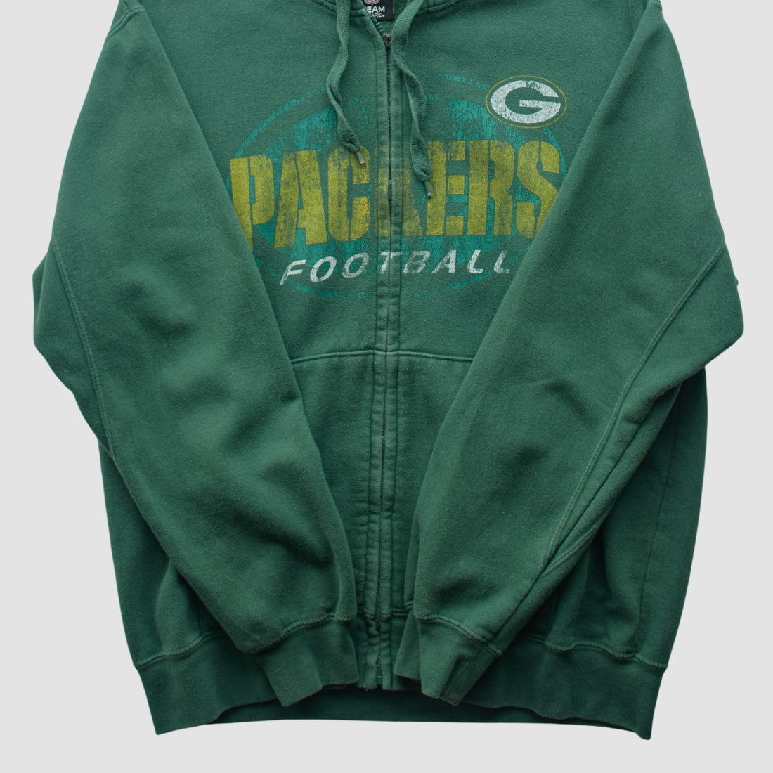 Green Bay Packers Team Edition Apparel 2010s Hooded Full Zip Sweatshirt Green Vintage - Fanatics