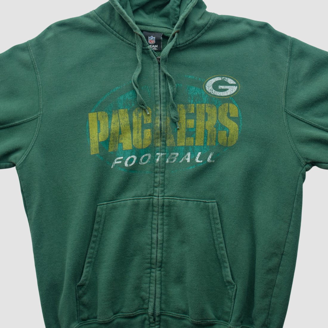 Green Bay Packers Team Edition Apparel 2010s Hooded Full Zip Sweatshirt Green Vintage - Fanatics
