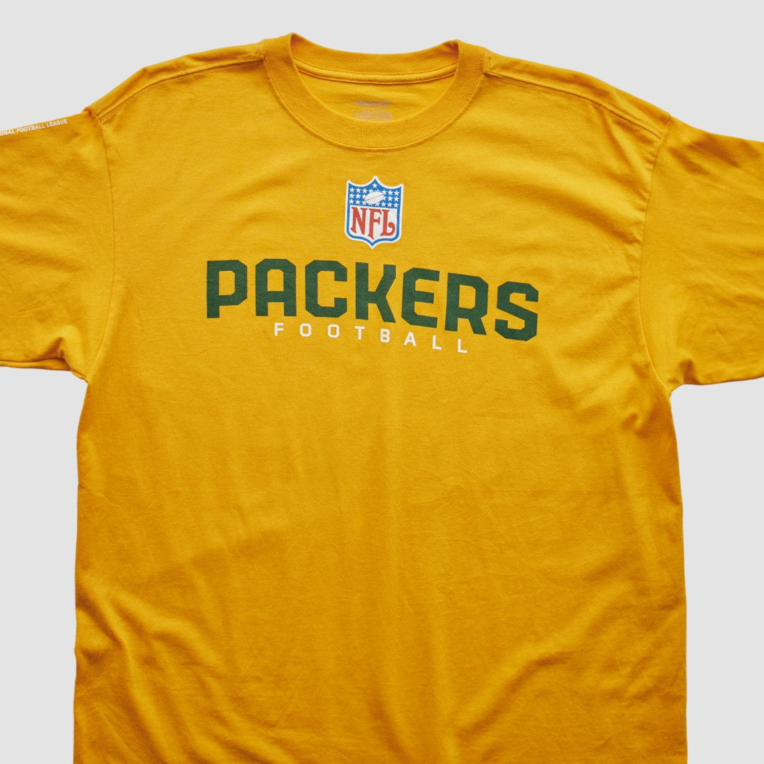 Green Bay Packers Reebok 2000s T-shirt Yellow Vintage - Fanatics