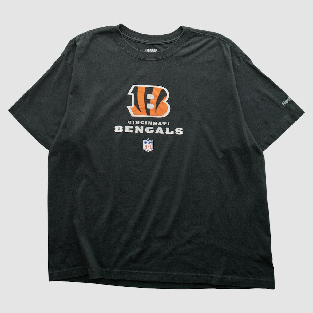 Cincinnati Bengals Reebok 2000s T-shirt Black Vintage - Fanatics