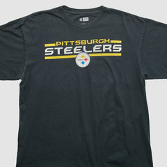 Pittsburgh Steelers NFL 2000s T-shirt Black Vintage - Fanatics