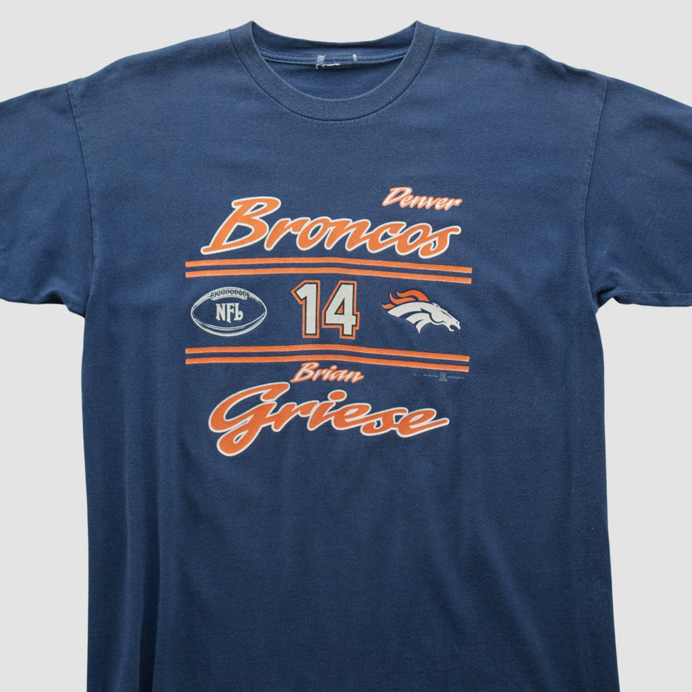 Denver Broncos 2000s T-shirt Navy Vintage - Fanatics