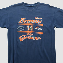 Denver Broncos 2000s T-shirt Navy Vintage - Fanatics