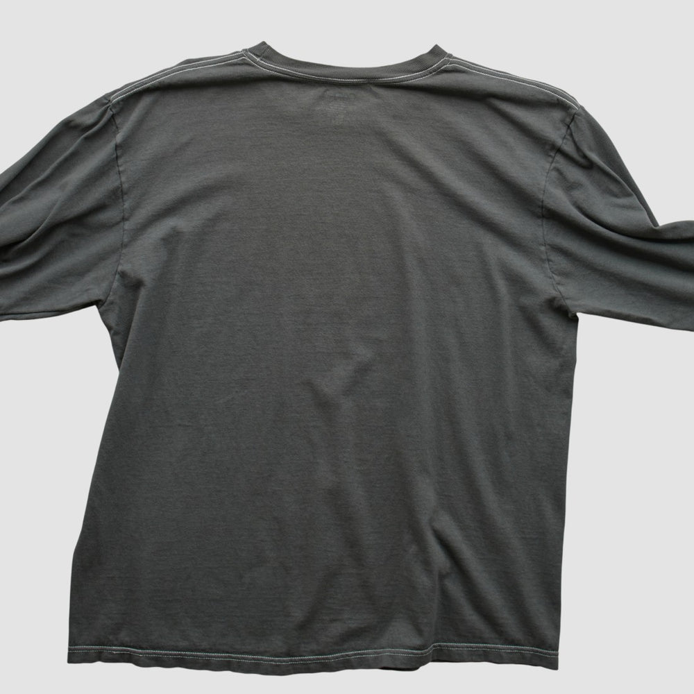 New York Giants Reebok 2008 Long Sleeve T-shirt Charcoal Vintage - Fanatics