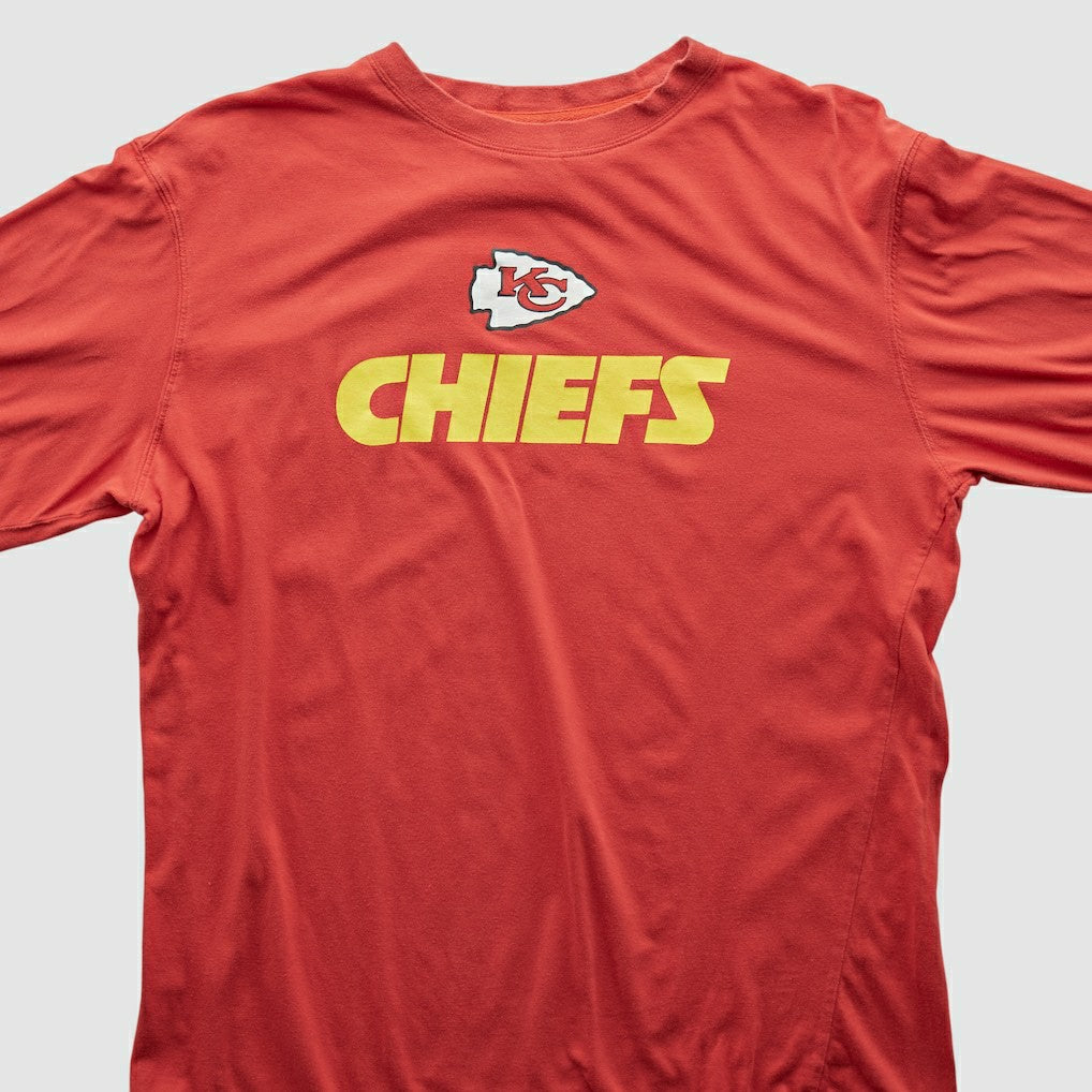 Kansas City Chiefs NFL 2000s Long Sleeve T-shirt Red Vintage - Fanatics