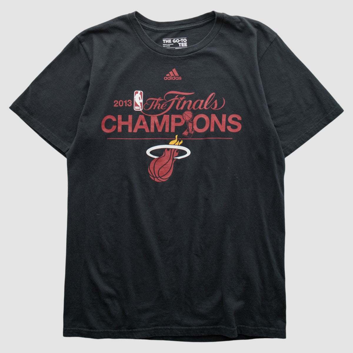 Adidas - Miami Heat 2013 T-shirt - Black Vintage