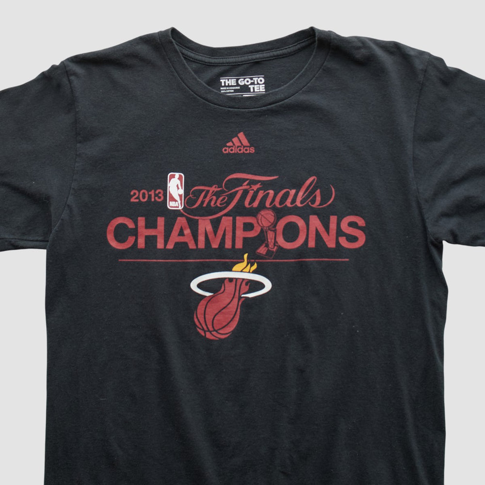 Adidas - Miami Heat 2013 T-shirt - Black Vintage