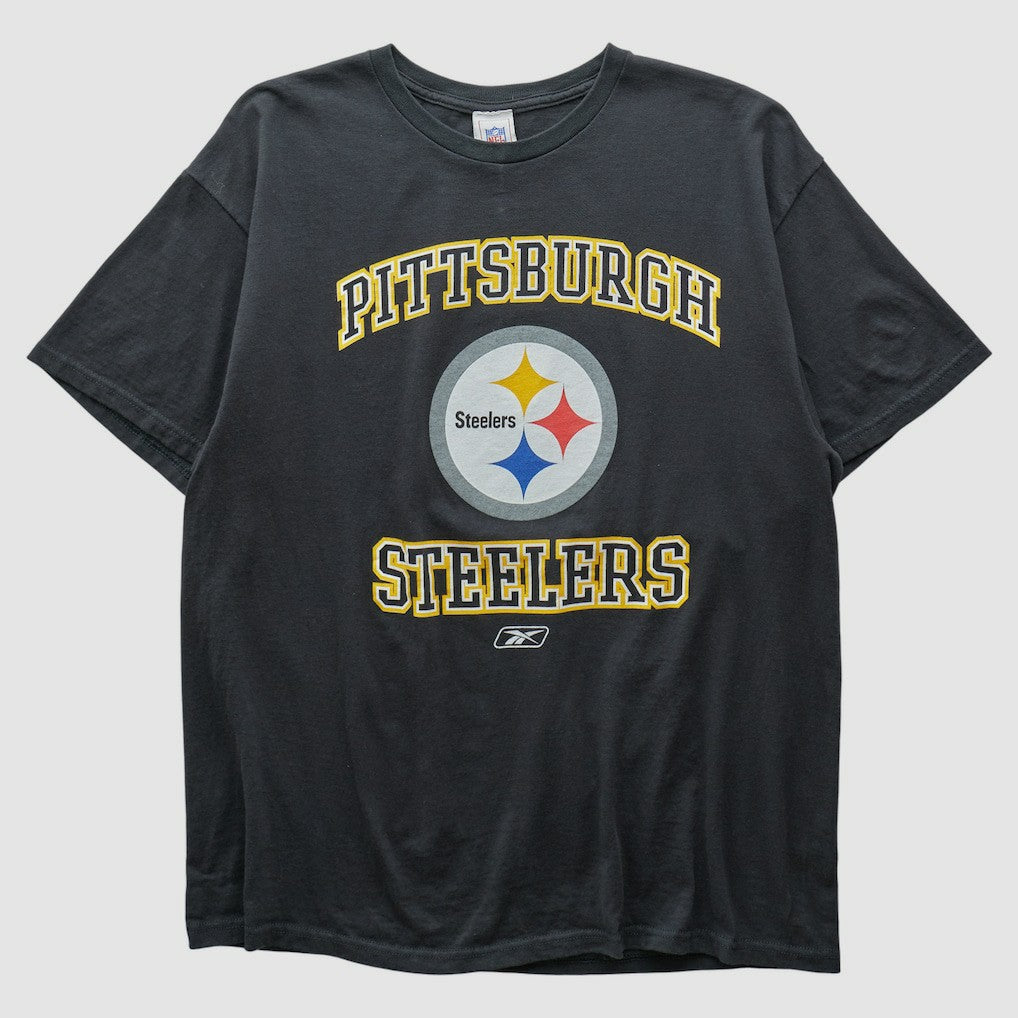 Pittsburgh Steelers NFL 2000s T-shirt Black Vintage - Fanatics