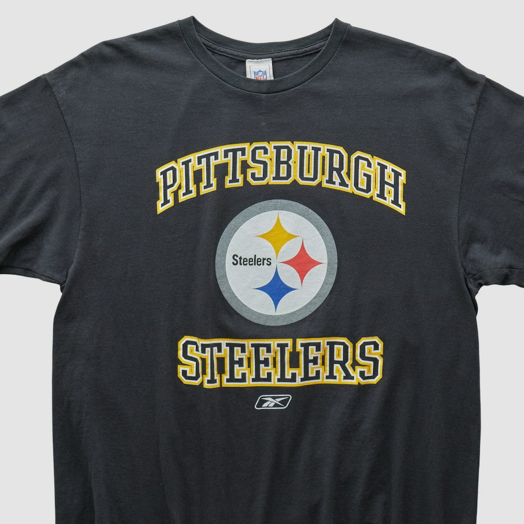 Pittsburgh Steelers NFL 2000s T-shirt Black Vintage - Fanatics