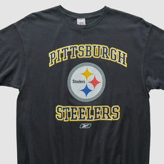 Pittsburgh Steelers NFL 2000s T-shirt Black Vintage - Fanatics