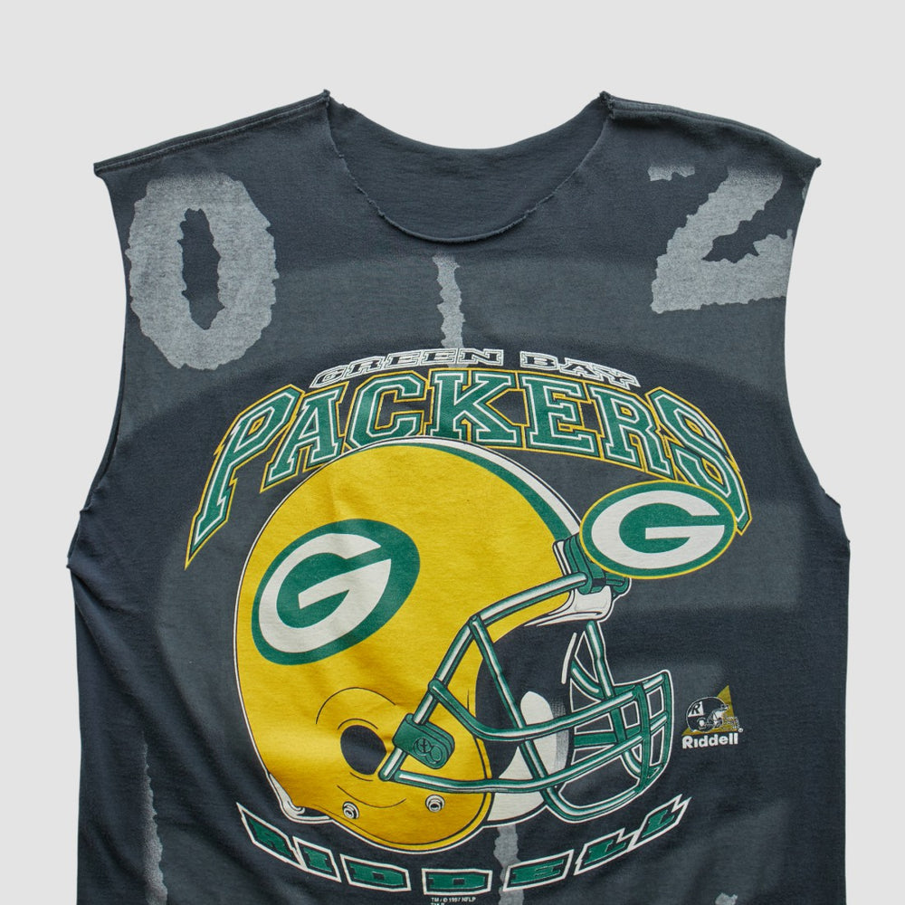 Green Bay Packers 1997 Tank Charcoal Vintage - Fanatics