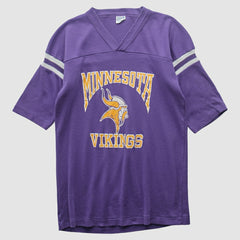 Minnesota Vikings Logo 7 90s T-shirt Purple Vintage - Fanatics