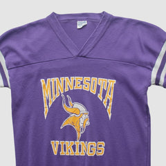 Minnesota Vikings Logo 7 90s T-shirt Purple Vintage - Fanatics