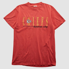 Kansas City Chiefs Tultex 90s T-shirt Red Vintage - Fanatics