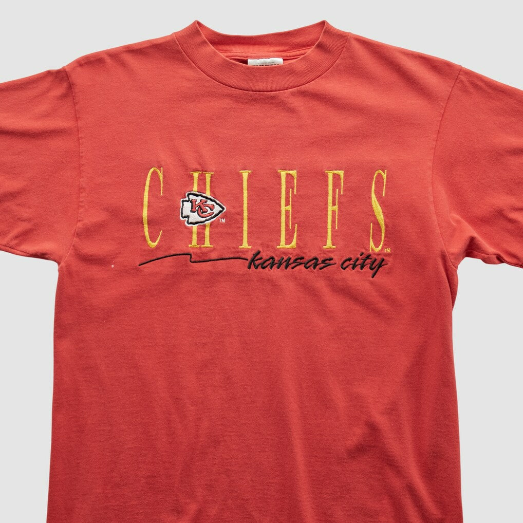 Kansas City Chiefs Tultex 90s T-shirt Red Vintage - Fanatics