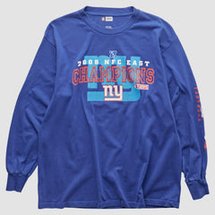 New York Giants NFL 2008 Long Sleeve T-shirt Blue Vintage - Fanatics