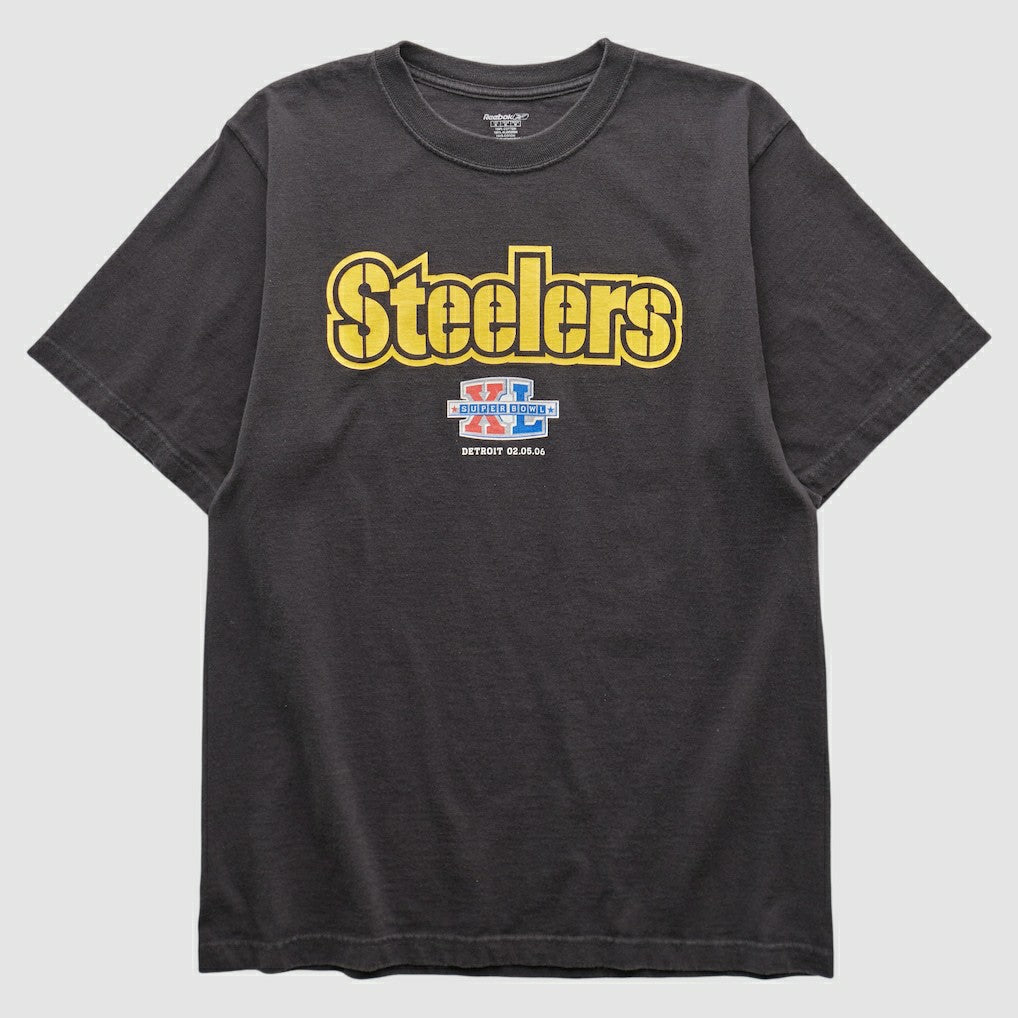 Pittsburgh Steelers Reebok 2006 T-shirt Black Vintage - Fanatics