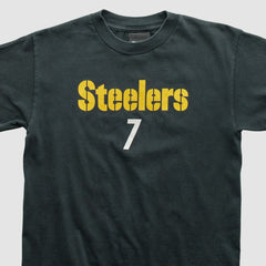 Pittsburgh Steelers Reebok 2000s T-shirt Black Vintage - Fanatics