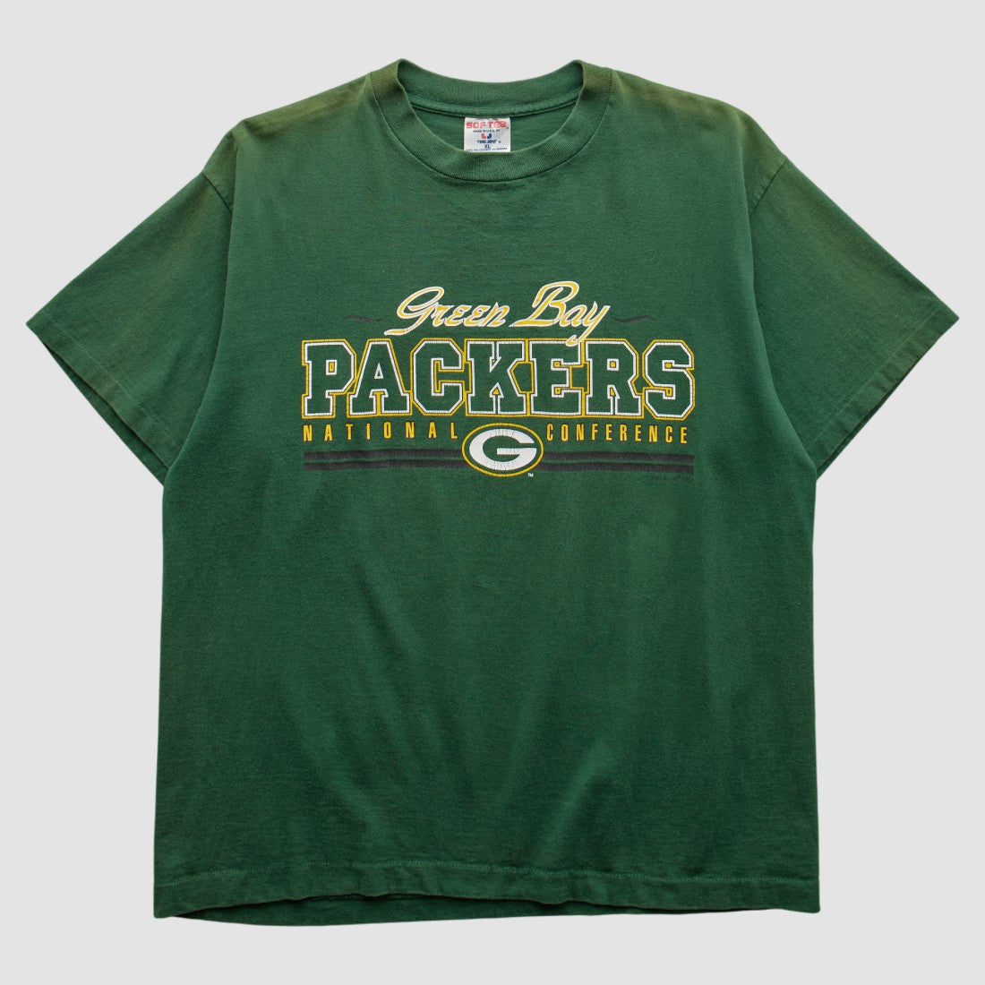 Green Bay Packers Sof Tee 2000s T-shirt Green Vintage - Fanatics