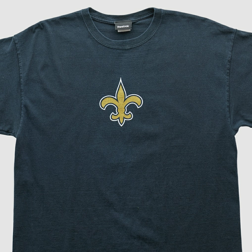 New Orleans Saints Reebok 2000s T-shirt Navy Vintage - Fanatics