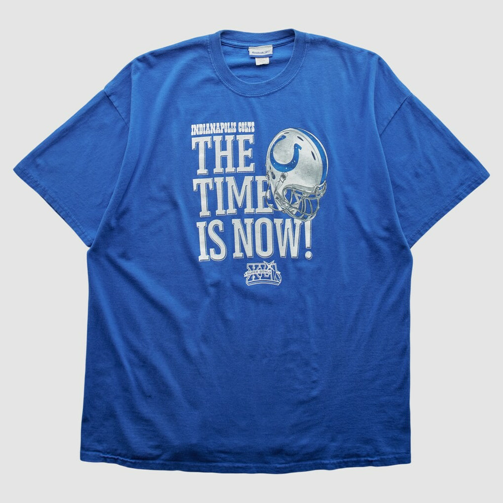 Indianapolis Colts Reebok 2008 T-shirt Blue Vintage - Fanatics