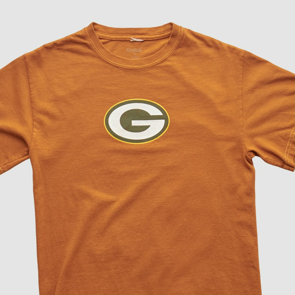 Green Bay Packers Reebok 2000s T-shirt Orange Vintage - Fanatics