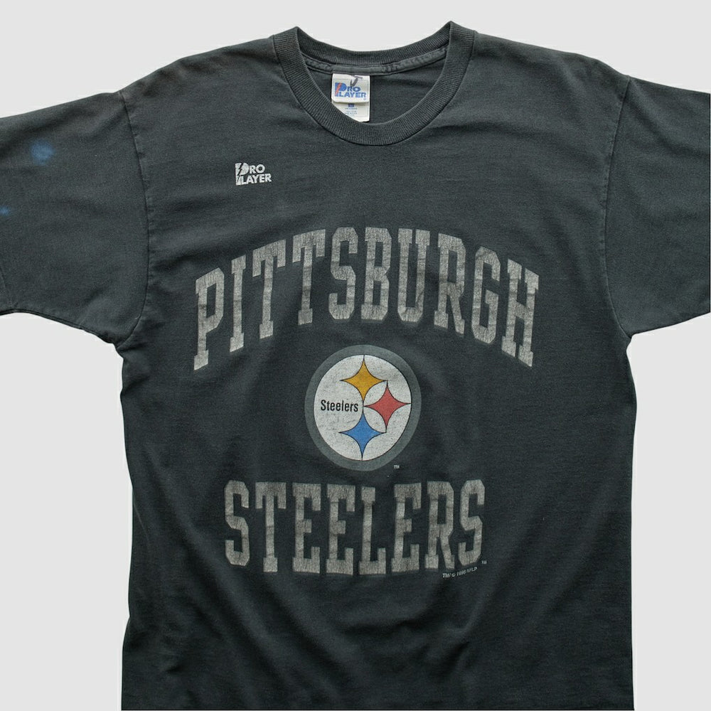 Pittsburgh Steelers Pro Player 1996 T-shirt Black Vintage - Fanatics