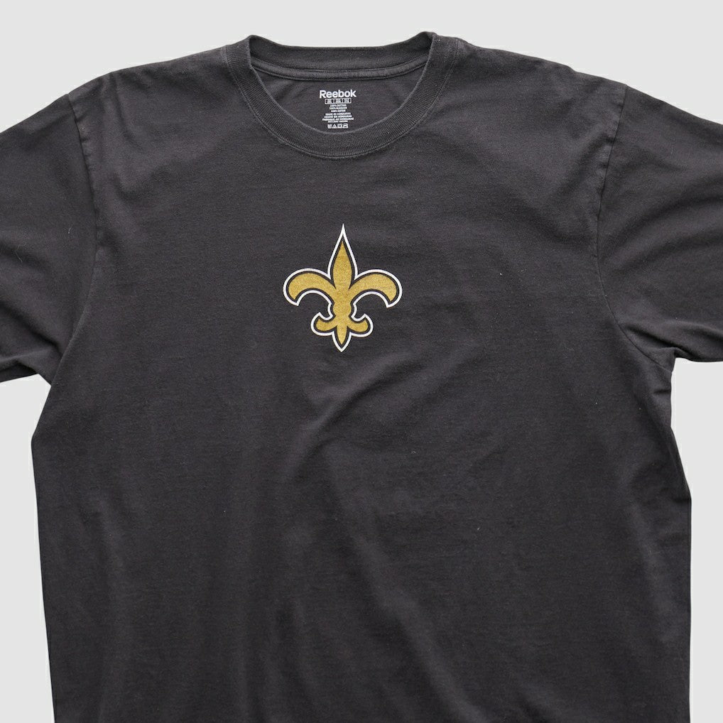 New Orleans Saints Reebok 2000s T-shirt Black Vintage - Fanatics