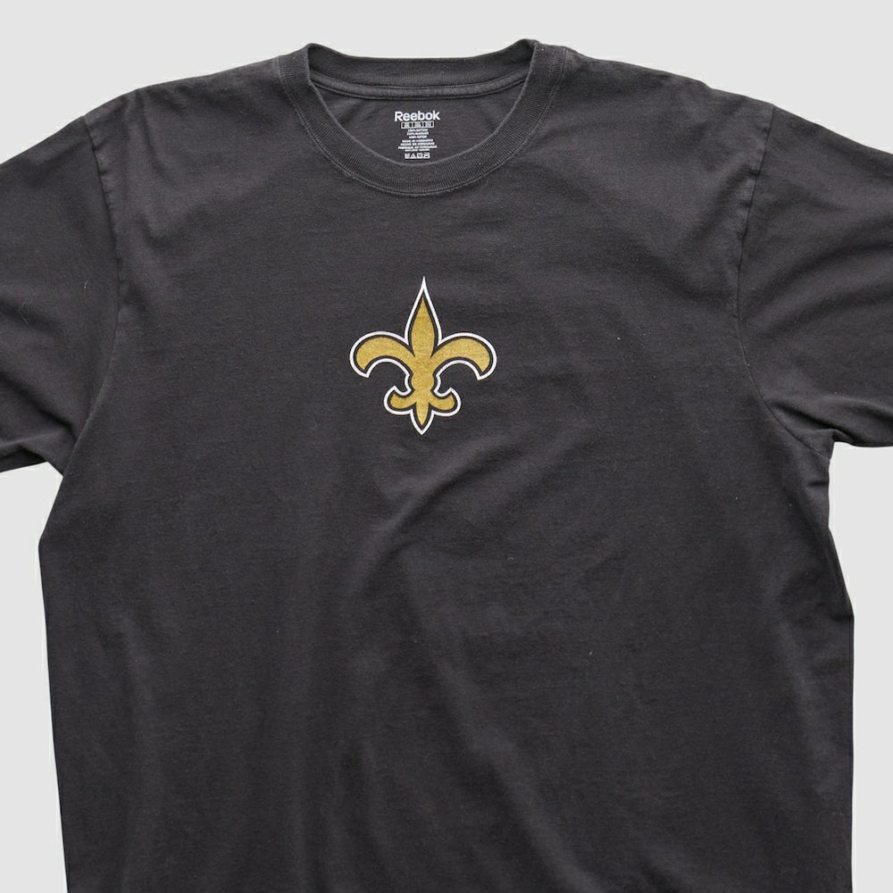 New Orleans Saints Reebok 2000s T-shirt Black Vintage - Fanatics