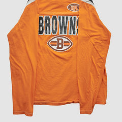 Cleveland Browns NFL 2010s Long Sleeve T-shirt Orange Vintage - Fanatics