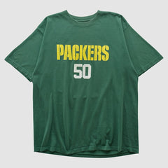 Green Bay Packers Reebok 2000s T-shirt Green Vintage - Fanatics