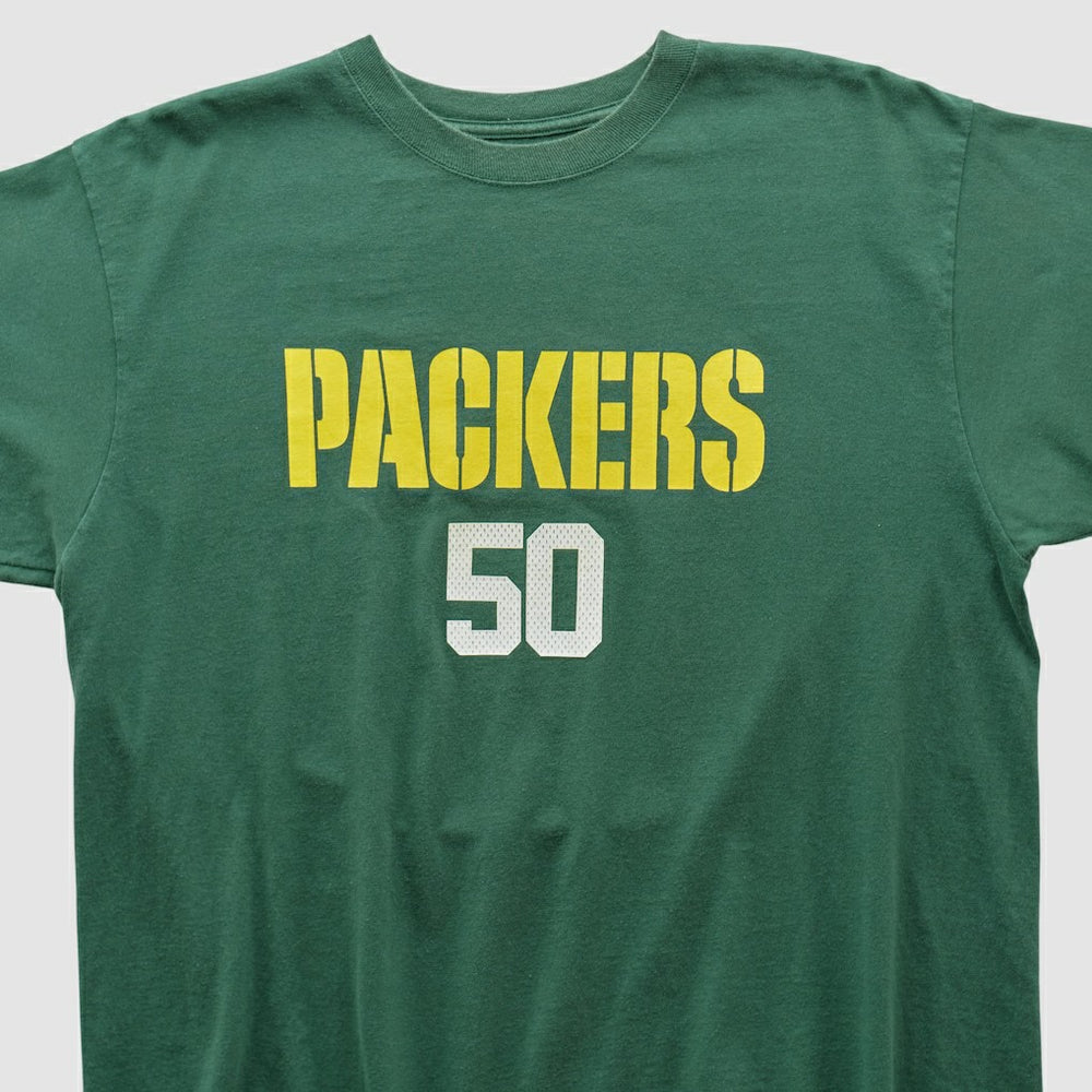 Green Bay Packers Reebok 2000s T-shirt Green Vintage - Fanatics