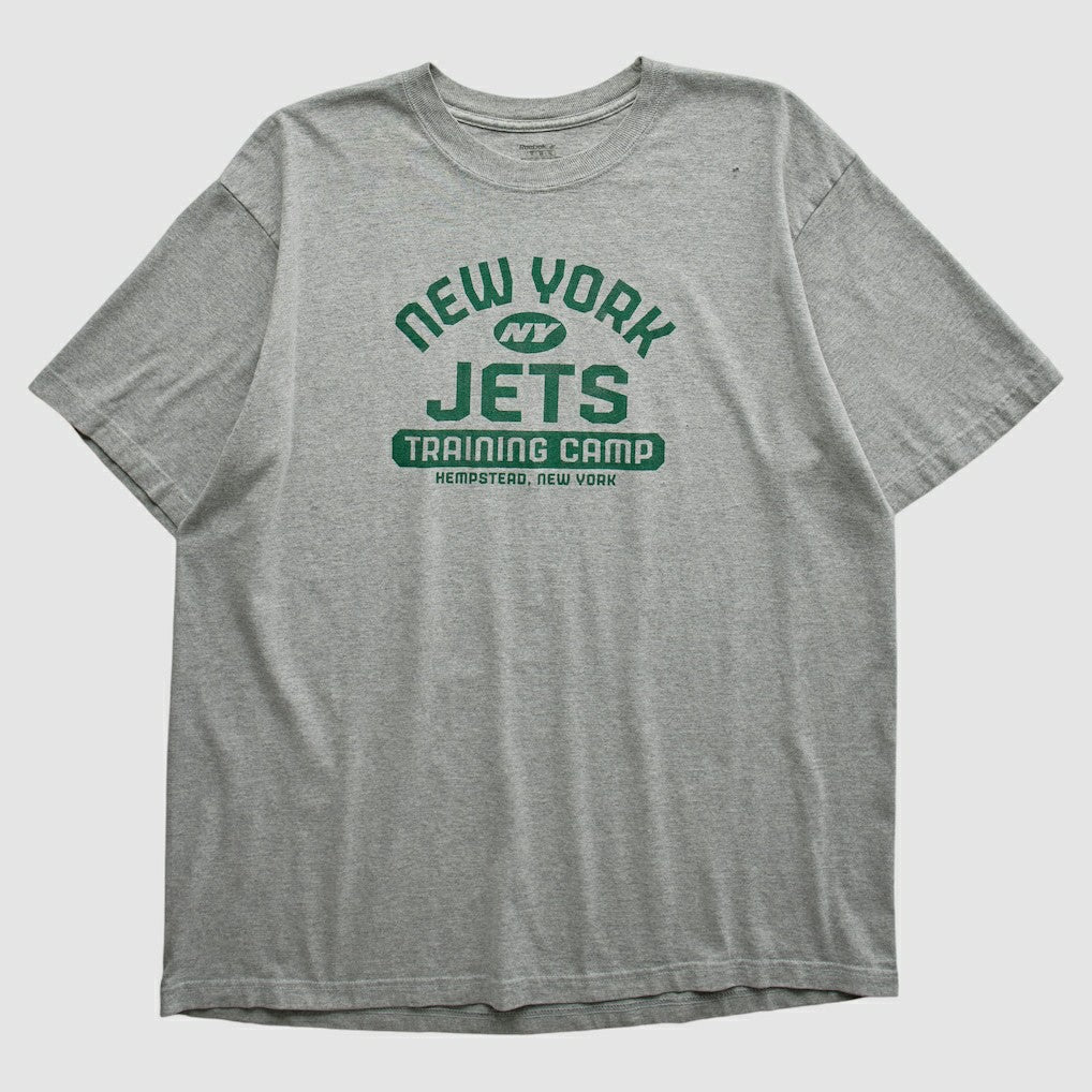 New York Jets Reebok 2000s T-shirt Heather Gray Vintage - Fanatics