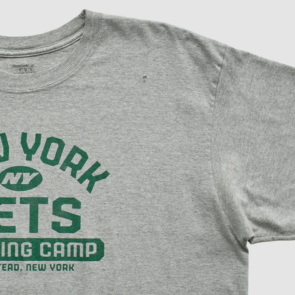 New York Jets Reebok 2000s T-shirt Heather Gray Vintage - Fanatics