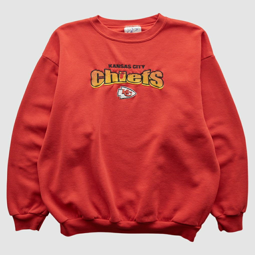 Kansas City Chiefs Logo Athletic 90s Sweatshirt Red Vintage - Fanatics