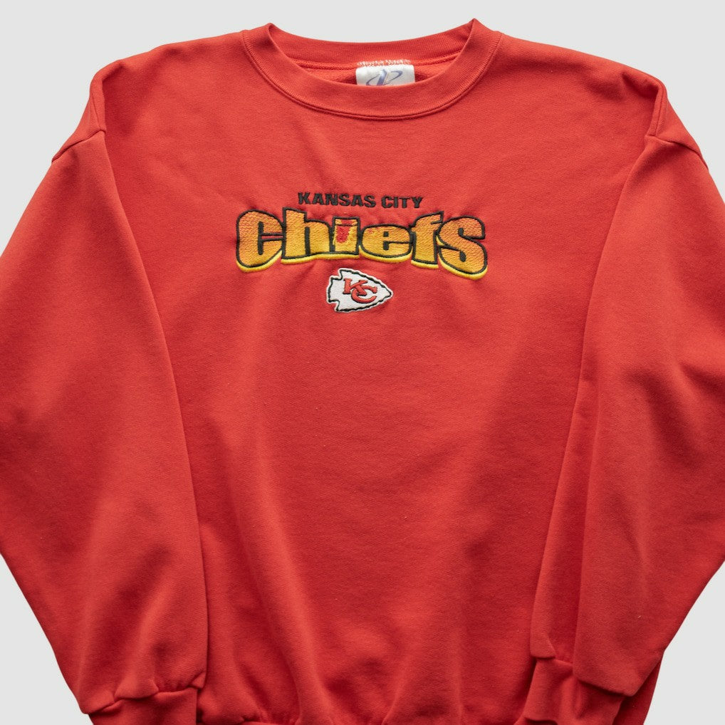 Kansas City Chiefs Logo Athletic 90s Sweatshirt Red Vintage - Fanatics