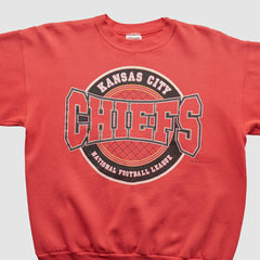 Kansas City Chiefs Hanes 90s Pullover Sweatshirt Red Vintage - Fanatics