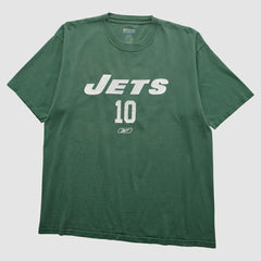 New York Jets Reebok 2000s T-shirt Green Vintage - Fanatics