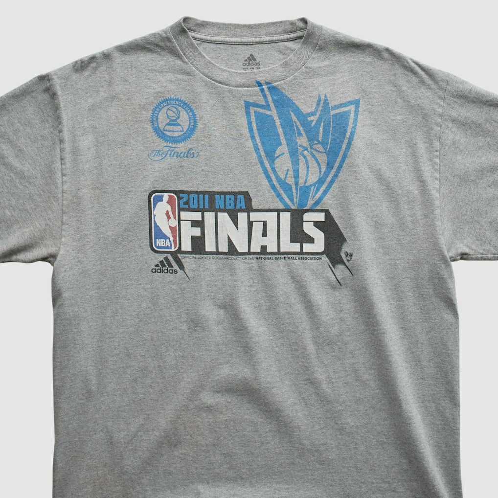Adidas - Dallas Mavericks 2011 T-shirt - Heather Gray Vintage
