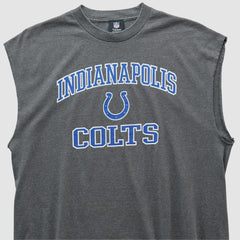 Indianapolis Colts Team Edition Apparel 2010s Tank Dark Heather Gray Vintage - Fanatics