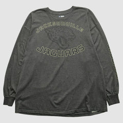 Jacksonville Jaguars NFL 2000s Long Sleeve T-shirt Dark Heather Gray Vintage - Fanatics