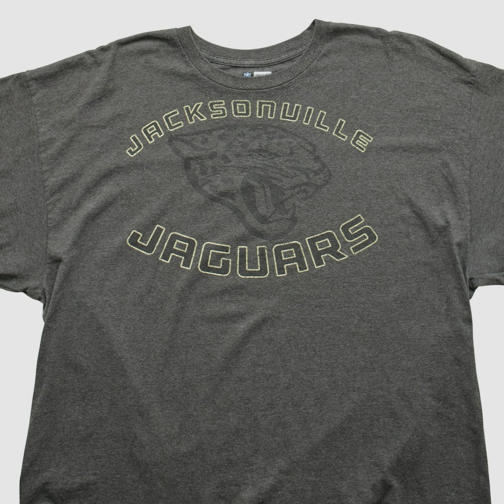 Jacksonville Jaguars NFL 2000s Long Sleeve T-shirt Dark Heather Gray Vintage - Fanatics